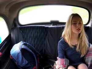 Two lesbian chicks bang each other in the taxi