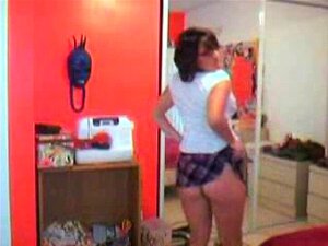 caliente colegiala se desnuda en la webcam